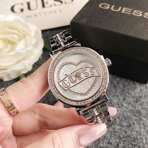 <span class=keywords><strong>Reloj</strong></span> de Mujer <span class=keywords><strong>Guess</strong></span> Tuhao con <span class=keywords><strong>Diamantes</strong></span> Dorados, Estilo Sencillo y Sofisticado, para Estudiantes, Aleación, 38mm, Movimiento de Cuarzo, Estilo Casual, con Agujas - Product Image 3