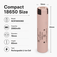 Batterie lithium-ion rechargeable haute capacité 18650GA 3500mAh 18650BD 3200mAh pour vélo électrique, lampe torche, pack de batteries
