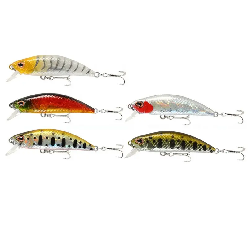 HUIXIAN 3D Eye Artificial Bait Sinking Fishing Lure 5cm 5g small Minnow Fishing Lure Hard Artificial Swim Baits fishing lures