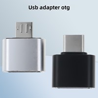 Adaptador USB 2,0 a tipo C para Android, nuevo convertidor OTG para teléfono con micrófono, ratón, lector de tarjetas, salida USB