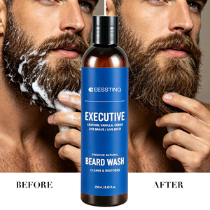 Espuma Limpiadora Profunda para Barba, Herbal Natural, Suave, Anticaspa, Marca Privada - Product Image 2