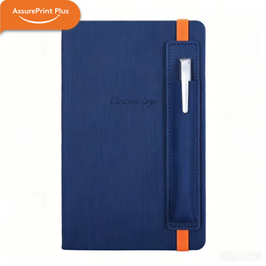 Agenda in Pelle PU A5 con Copertina Rigida e Portapenna Personalizzabile con Logo per Ufficio e Diario Personale - Product Image 3