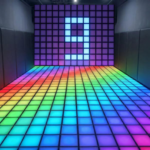 Dalles de sol LED interactives à grille lumineuse pour centres commerciaux, parcs d'attractions et activités de team building en intérieur - Product Image 3