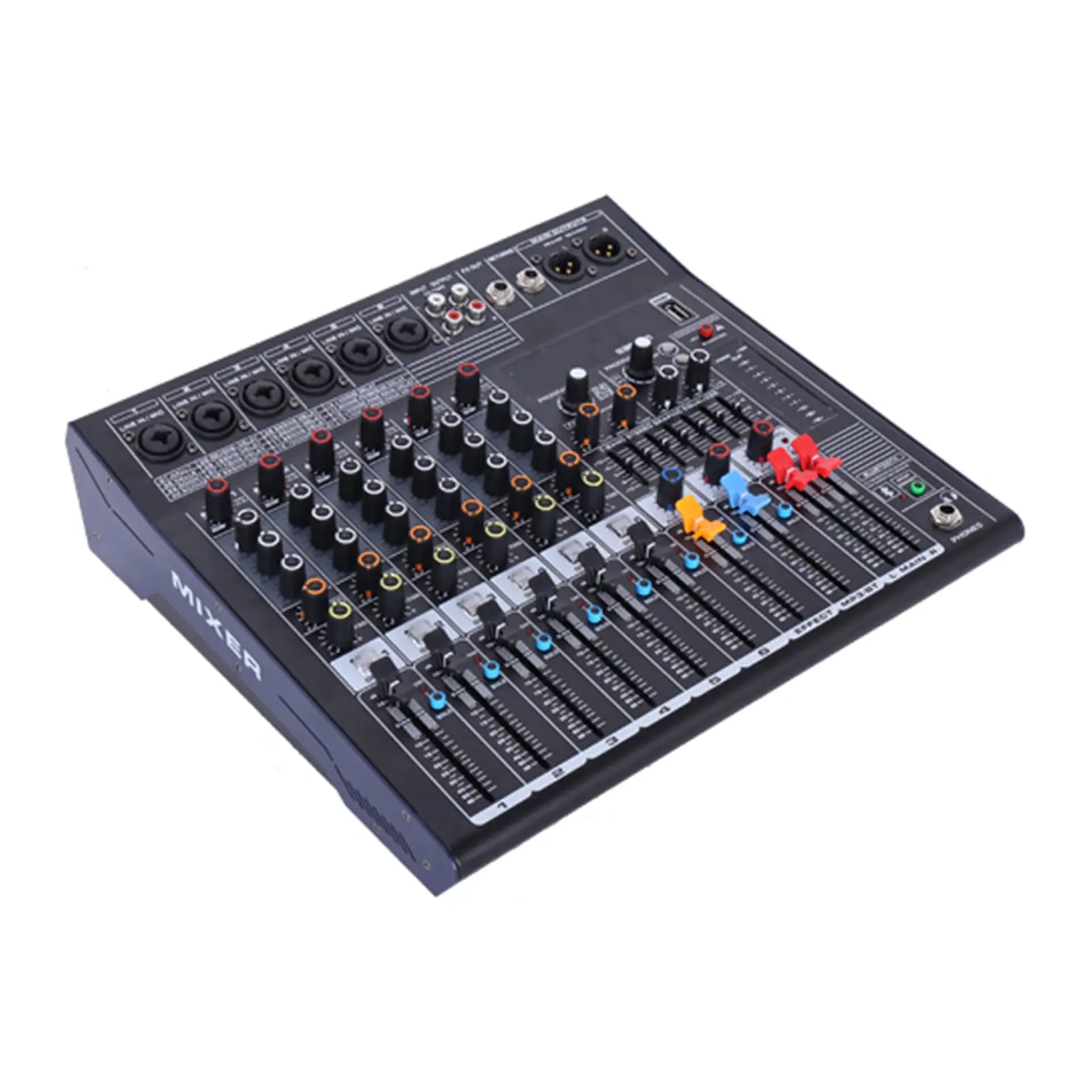 Console di mixaggio a 4 canali Mixer Audio 48V Mixer professionale