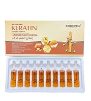 Ampollas de restauración veganas brasileñas, suero nutritivo para el cabello con proteínas, ampollas para cabello seco y dañado, aceite de queratina para el cabello