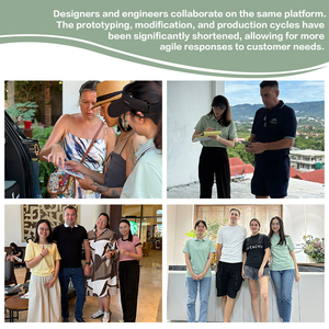 Gabinetes <span class=keywords><strong>de</strong></span> <span class=keywords><strong>Cocina</strong></span> Inteligentes <span class=keywords><strong>de</strong></span> Lujo, Estructura <span class=keywords><strong>de</strong></span> <span class=keywords><strong>Madera</strong></span> Sólida con Acabado Lacado, Isla Curva con Gabinete Abierto y Encimera <span class=keywords><strong>de</strong></span> Cuarzo - Product Image 6