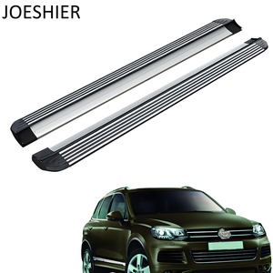 Marchepieds latéraux de luxe et tout-terrain JOESHIER pour VW Touareg 2011-2015 SUV, en alliage d'aluminium, ensemble complet - Product Image 2