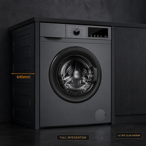 Lavadora de Carga Frontal Ultra Delgada de 15 KG con Secadora Automática, Motor de Gran Capacidad para Uso Familiar y Hotelero, 15 KG Extra Grande - Product Image 3