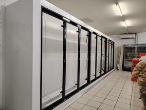 Supermarché et station-service Promenade dans le refroidisseur et congélateur Porte en verre Réfrigérateur Affichage Congélateur Refroidisseur - Product Image 5