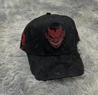 Gorras de Béisbol Hats G5 2025 con Visera de Gamuza Negra y Caja