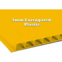 Fábrica Vende Directamente: Láminas de Plástico Corrugado PP 4x8, 2-7mm de Grosor, Reciclables, Ignífugas, para Acolchado y Separación