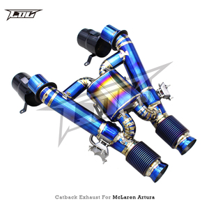 Échappement Catback en Titane Sur Mesure pour McLaren Artura Spider 3.0T 2023-2025 avec Contrôle de Soupape OEM, Son Agressif, Installation Bolt-On - Product Image 2