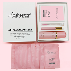 Kit de champú para limpieza de pestañas al por mayor de Etiqueta Privada, solución concentrada de espuma para pestañas, champú para pestañas, cepillo, desmaquillador de ojos - Product Image 5