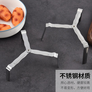 Support triangulaire pliable pour cuisson à la vapeur, résistant aux hautes températures, de qualité alimentaire, ustensiles de cuisine, plaque de cuisson à la vapeur imperméable - Product Image 5