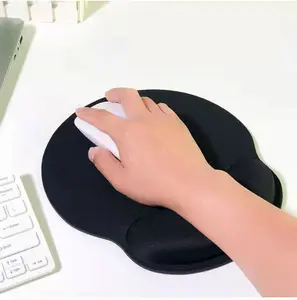 Tapete de mouse antiderrapante, atacado de fábrica, tapete de mouse personalizado em gel 3d, com suporte para descanso de pulso