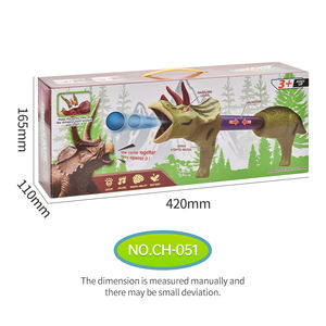 Balle souple en mousse Jeu <span class=keywords><strong>de</strong></span> tir électrique T-Rex Tir <span class=keywords><strong>Dinosaure</strong></span> Pistolet à balle souple Air Power Gun Jouet avec son et lumière - Product Image 1