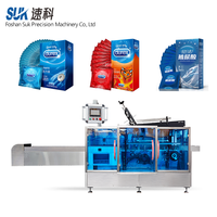 Machine d'emballage automatique à grande vitesse pour petites boîtes et bouteilles, avec fonctions de remplissage, scellage et collage, contrôlée par PLC, pour l'industrie alimentaire