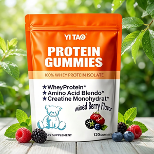 Private Label OEM/ODM Kids Protein Gummies 120 Counts Restore muscle energy, boost sports performance and strengthen immunity - Product Image 1