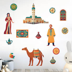 סלון קישוט מותאם אישית דבק עצמי pvc ברור קיר <span class=keywords><strong>islamic</strong></span> - Product Image 3