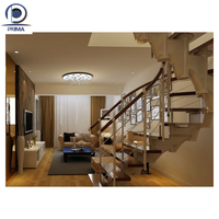 Escalier en spirale circulaire moderne en aluminium, personnalisable et assemblé, pour intérieur – Nouveauté très demandée