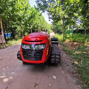 <b>Cultivator</b> Track Remote Control Diesel Engine Multifunctional Orchard Management Machine Red - Product Image 4