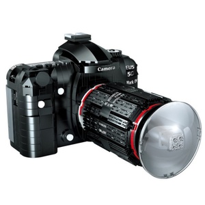 Ensemble de blocs de construction de jouet d'assemblage de caméra numérique DIY, support en plastique pour la science éducative, ornements de décompression - Product Image 1