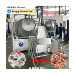 Marinateur à vide robuste Baiyu Chicken pour le traitement <span class=keywords><strong>de</strong></span> la volaille entière - Conception <span class=keywords><strong>de</strong></span> tambour inclinable, CE, Réfrigération. - Product Image 1