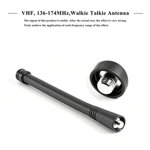 Antenne radio VHF GP3688V 11CM 36-174MHz en caoutchouc pour talkie-walkie Motorola GP68 GP88S GP2000 GP300 GP3688 GP328 - Product Image 2