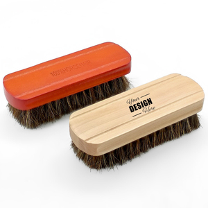 Brosse <span class=keywords><strong>en</strong></span> crin naturelle personnalisée-Outil <span class=keywords><strong>expert</strong></span> de polissage et de polissage des chaussures pour l'entretien du cuir, cadeau promotionnel parfait - Product Image 1