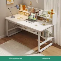 Bureau d'ordinateur pour chambre à coucher, bureau à domicile, bureau d'étude pour étudiant, bureau d'écriture simple, bibliothèque intégrée, bureau simple
