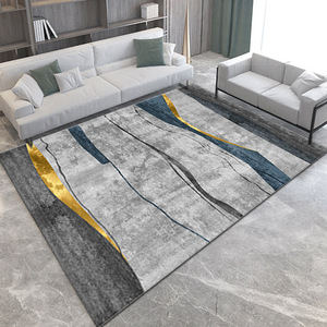 Alfombra Moderna Abstracta Rectangular de Terciopelo Cristal para Sala de Estar o Dormitorio, Patrón 1 2 3 4 5, Decoración para el Hogar, Alfombra para Sofá APSJR-002 - Product Image 1