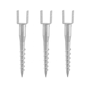Verstelbare Grond Schroef Verzinkt Grond Schroef Stapel Anker Pole - Product Image 3