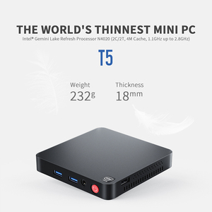 Máy tính mini Beelink T5 N4020 Win10 4G64G hỗ trợ Wifi kép, màn hình kép, máy tính Windows 10 mini PC T4 PRO - Product Image 3