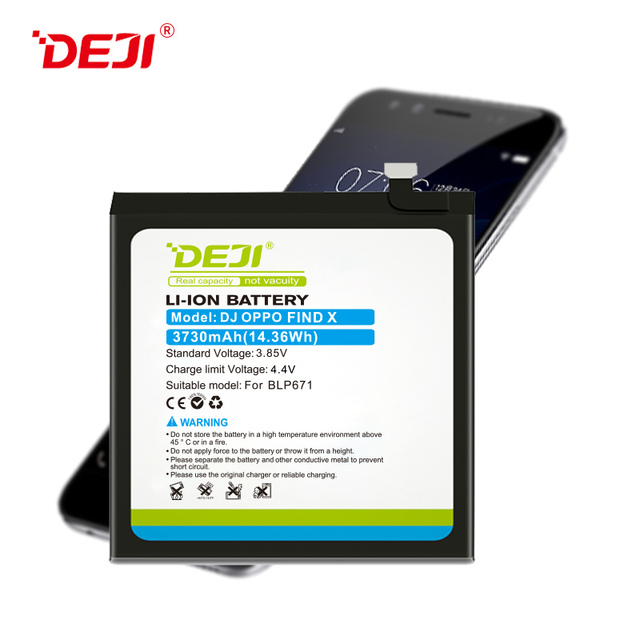 DEJI Original Battery for OPPO Find X 3730mAh BLP671 Replacement Li-ion Phone Battery Repair Parts