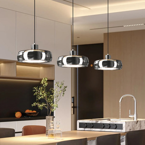 <span class=keywords><strong>Luminaire</strong></span> en <span class=keywords><strong>verre</strong></span> <span class=keywords><strong>fumé</strong></span> moderne avec abat-jour rond Éclairage de salon Comptoir de bar de luxe <span class=keywords><strong>Luminaire</strong></span> de lustre décoratif personnalisé - Product Image 4