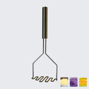 Netion utensili da cucina nuova forma ondulata schiacciapatate portatile manuale pressa a mano macchina per purea di patate insalata di cibo per bambini spremiaglio