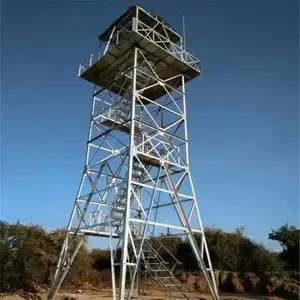 Torre di osservazione della torre di guardia d'acciaio del reticolo dell'angolo di addestramento della stazione dei pompieri di prezzi economici all'ingrosso