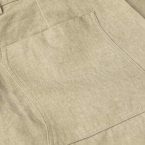 กางเกงคาร์โก้ขายส่งแบบซิป ทรงหลวม คุณภาพสูง ผ้าฝ้ายสั่งทำพิเศษ มีกระเป๋า 6 ช่อง สำหรับผู้ชาย สีกากี - Product Image 5