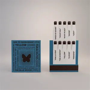 定制纸质书匹配火柴盒作为雪茄家用纸盒匹配的促销礼品