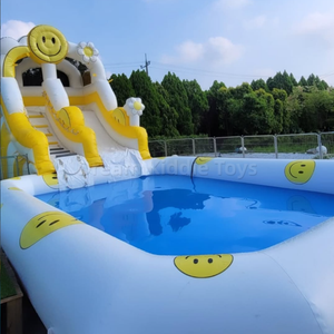 Castillo Inflable Blanco de PVC Fácil de Instalar con Tobogán, Trampolín para Niños de Uso Comercial y Doméstico, Casa de Brinco para Exteriores - Product Image 4