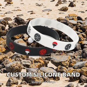Pulsera Promocional Náutica de Silicona con Logotipo Personalizado, Impresión con Tinta Inyectada, Grabado en Relieve, Resistente al Agua, Marca DeChao - Product Image 2