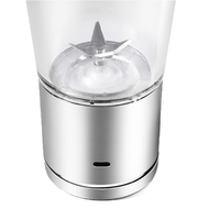 Coctelera Eléctrica Automática Recargable por USB, Mezclador de Cócteles con Cuchilla de Acero Inoxidable Integrada, Filtro y Botón LED para Bar