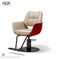Equipo Moderno para Salón de Belleza, Silla de Peluquería Reclinable, Silla de Estilismo con Bomba Hidráulica y Rotación, Silla de Barbería