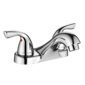 Grifo de latón de lujo Diseño contemporáneo <span class=keywords><strong>2</strong></span> manijas Lavabo de baño Mezclador de agua fría y caliente para uso en la cocina - Product Image 3