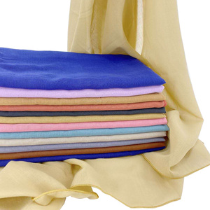 Hiyab de Algodón Voile Liso Bawal Personalizado de Alta Calidad y Económico, Pañuelo Suave para la Cabeza, Hiyab de Algodón Voile Japonés de Malasia, Pañuelo Tudung - Product Image 2