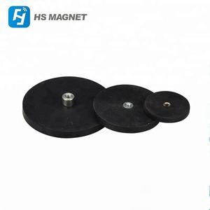 Imán de copa de base redonda de neodimio de alto rendimiento con revestimiento de <span class=keywords><strong>goma</strong></span> - Product Image 5