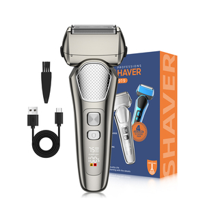 Afeitadora USB Exclusiva para Uso Doméstico y Hotelero con Tres Cuchillas Recíprocas, Función de Lavado y Afeitado de Patillas - Product Image 1