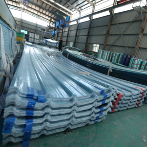 Anti-UV Rainproof <span class=keywords><strong>PvC</strong></span> Sunshine Roof Sheet Panneau de revêtement Fibre de verre FRP Daylighting Ondulé Toiture <span class=keywords><strong>Plaque</strong></span> Tuile - Product Image 6