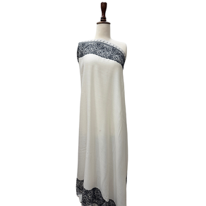 Chales Textiles Premium para Mujer, Bordado a Máquina con Diseño Floral, Ligeros, con Borde, Estilo Tradicional, para Oración, Talla Personalizada - Product Image 1