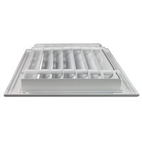 Diffuseurs de plafond et de mur en aluminium pour retour d'air, grilles de ventilation de plafond